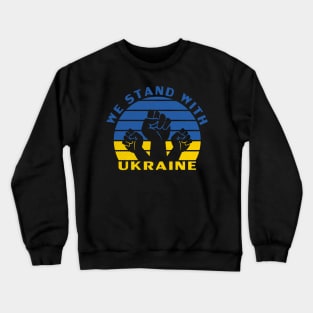 We Stand With Ukraine, Ukraine Strong Crewneck Sweatshirt